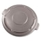 Rubbermaid Commercial 32 Gal Trash Can Lid, Gray, Plastic, 22.25 in W/Dia FG263100GRAY - alternate 4